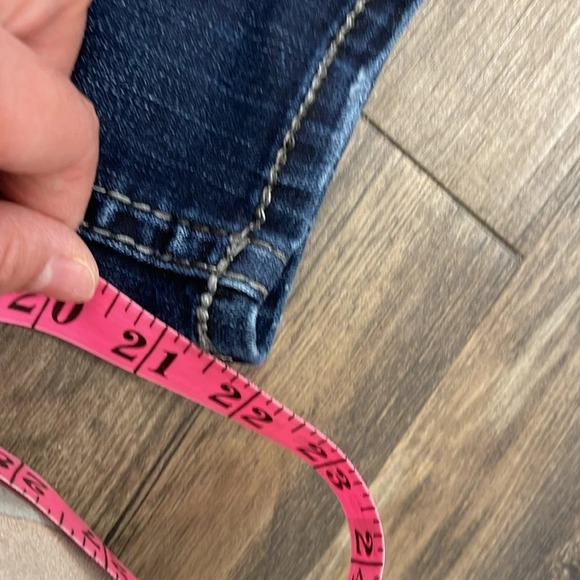 Silver aiko kick flare cropped Jeans 28x22 - Picture 6 of 7